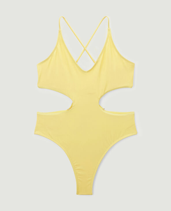 Maillot de bain 1 pièce jaune - Pimkie