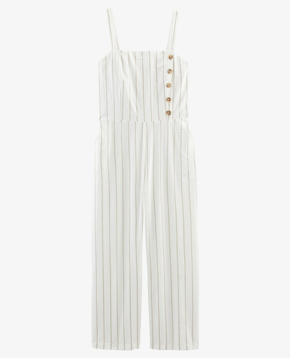 Combi-pantalon rayée rose clair - Pimkie
