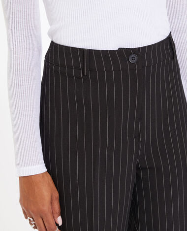 Pantalon city droit rayé noir - Pimkie