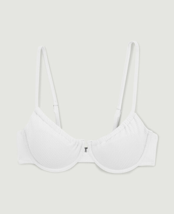 Haut de maillot corbeille écru - Pimkie