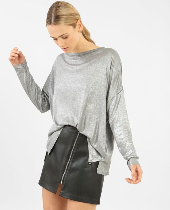 Pull silver argenté - Pimkie