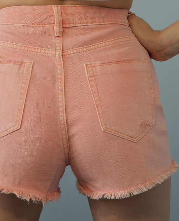 Short en jean high waist rose clair - Pimkie
