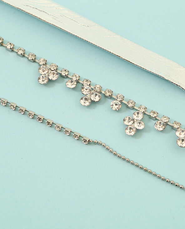 Colliers choker argenté - Pimkie