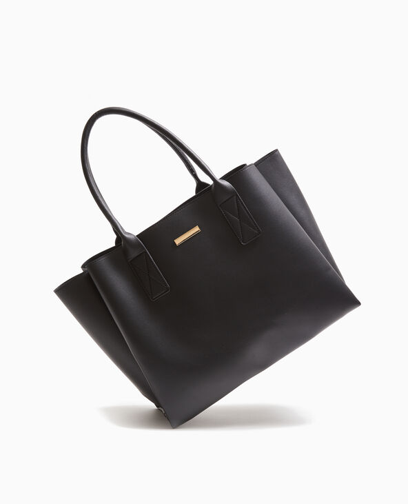 Sac cabas 3 compartiments noir - Pimkie