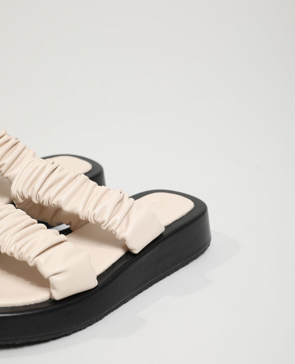 Mules plissées rose clair - Pimkie
