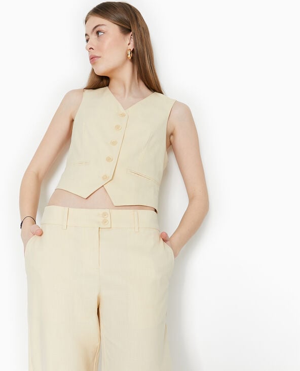 Gilet de barman beige - Pimkie