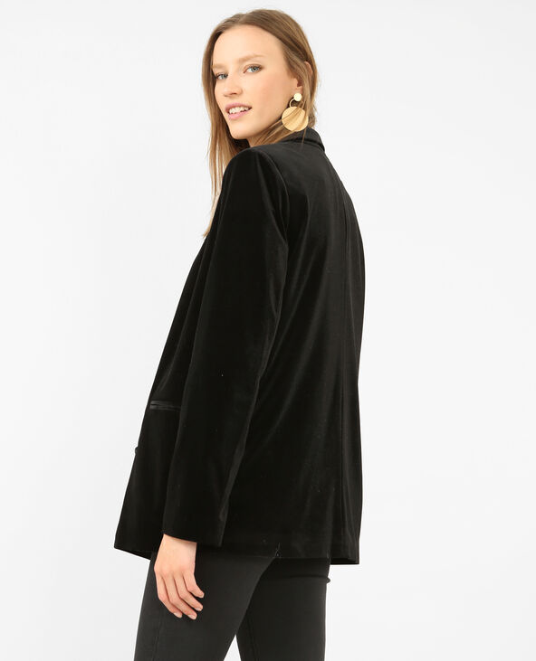 Blazer velours noir - Pimkie