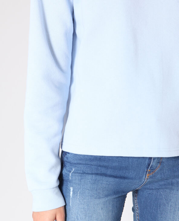 Sweat à capuche bleu - Pimkie
