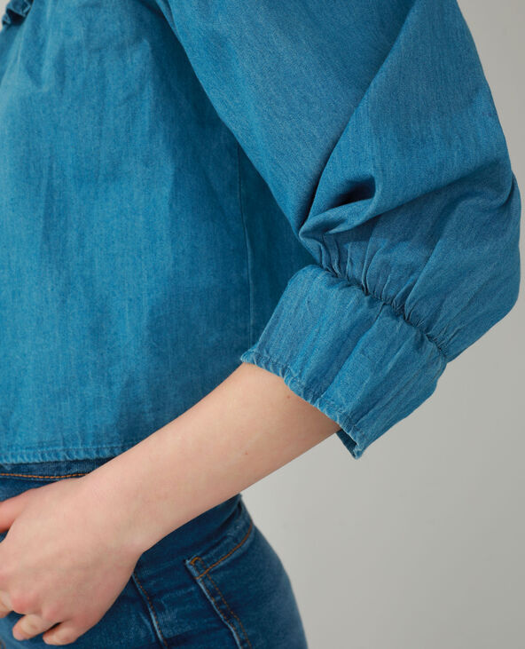 Jean best sale bleu turquoise