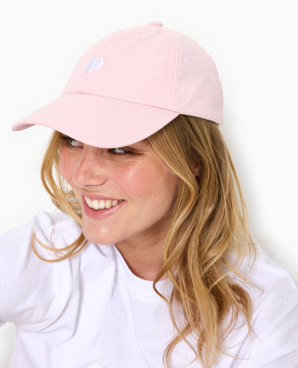 Casquette avec broderie rose - Pimkie