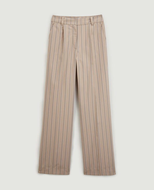 Pantalon wide leg SMALL blanc - Pimkie