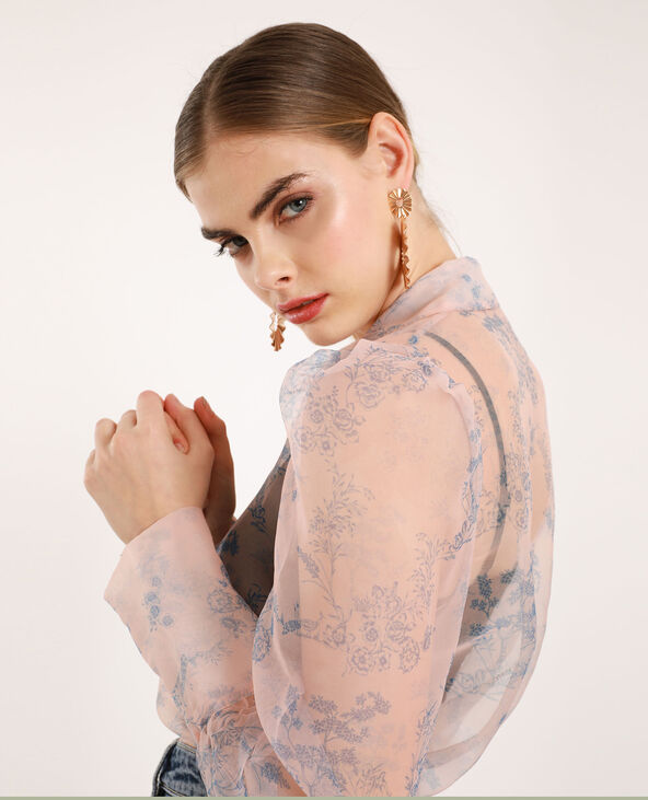 Chemise en organza beige - Pimkie