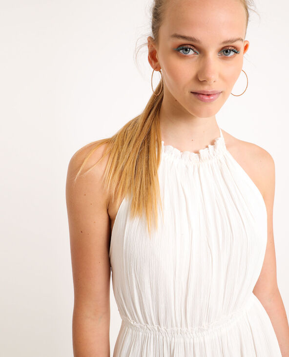 Robe à volants blanc - Pimkie