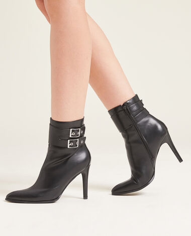 Boots talon bouts pointus noir - Pimkie