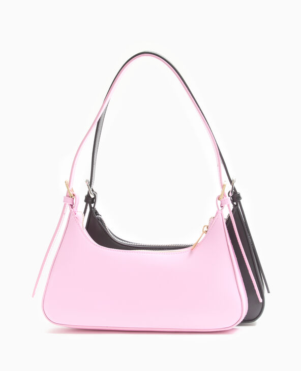 Sac baguette porté épaule Rose poudré - Pimkie
