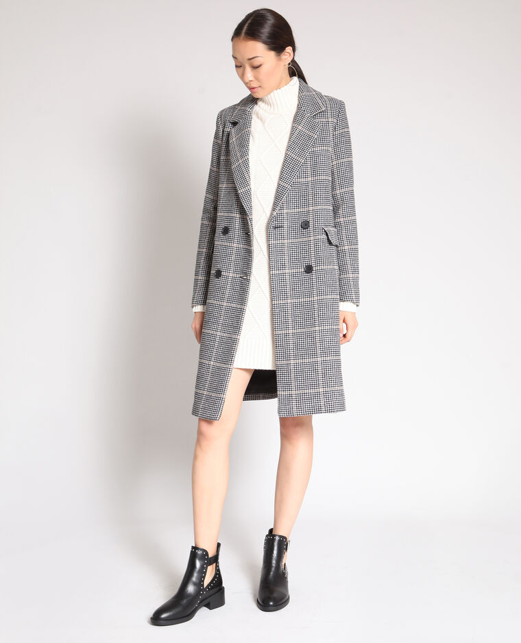 Robe pull torsadée blanc - Pimkie
