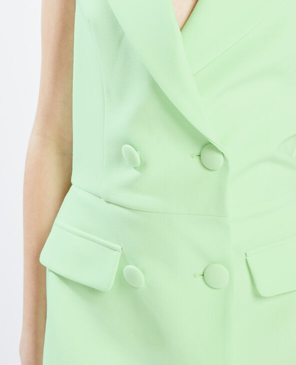 Combinaison blazer sans manche vert anis - Pimkie
