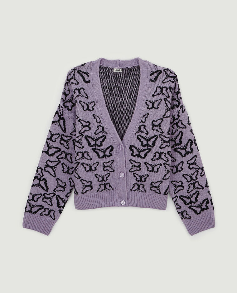 Gilet maille violet - Pimkie