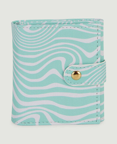Porte-monnaie motif vagues vert clair - Pimkie