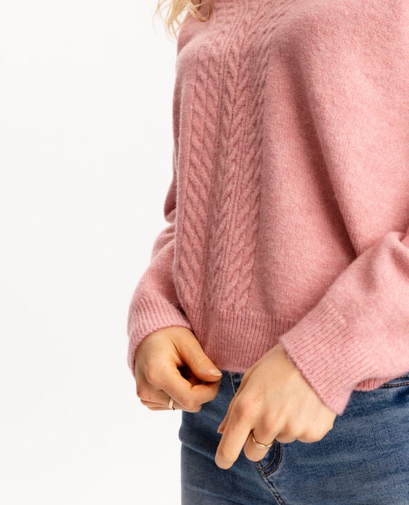 Pull col V rose - Pimkie