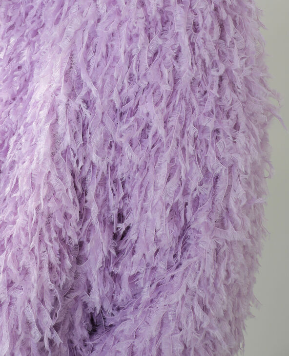 Bomber à plumes lilas - Pimkie
