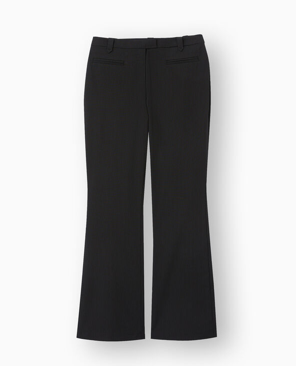 Pantalon flare taille basse gris foncé - Pimkie
