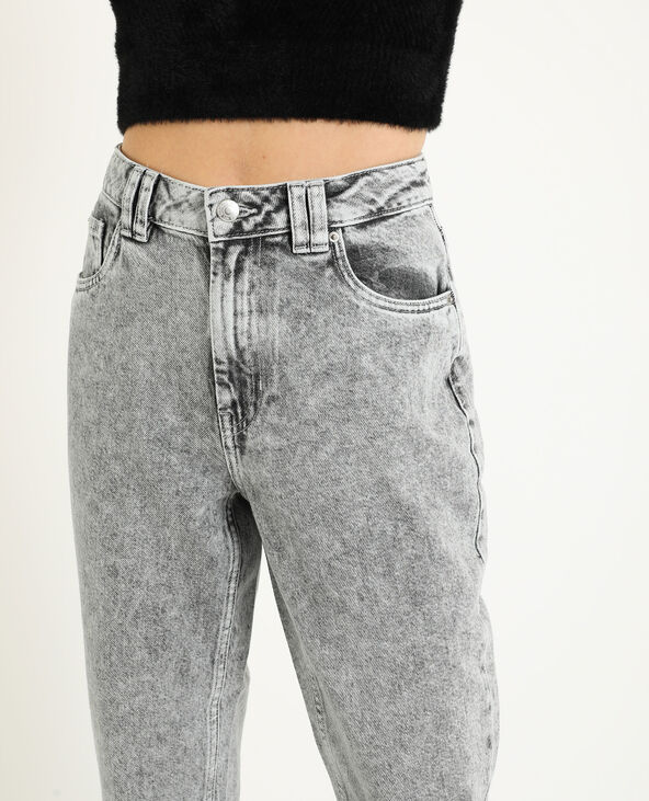 Jean mom gris foncé - Pimkie