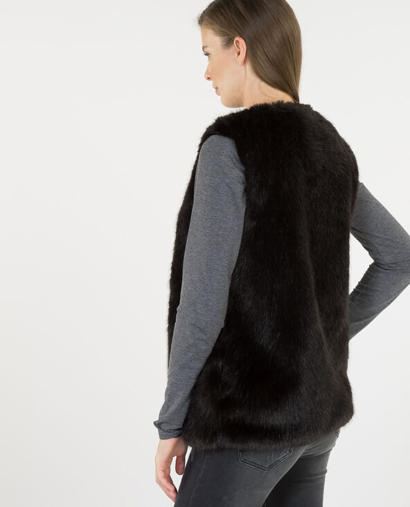 Gilet fausse fourrure shop sans manche