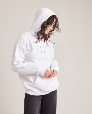 Sweat capuche blanc - Pimkie