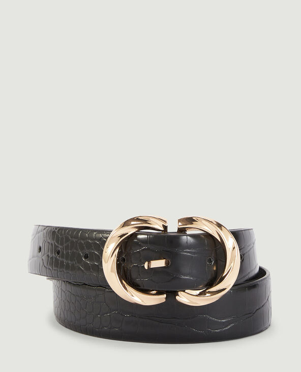 Ceinture double sale boucle camaieu