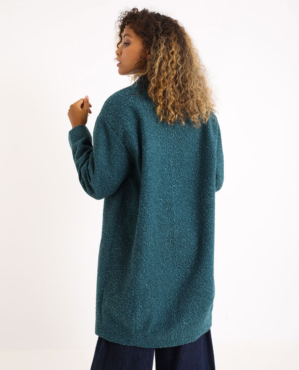 Manteau mi-long violet - Pimkie