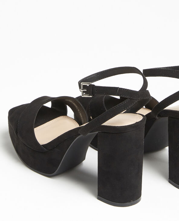 Sandales plateforme noir - Pimkie