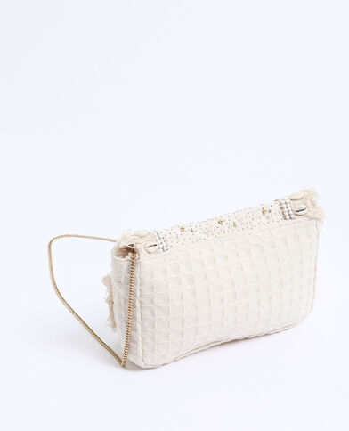 Sac bandoulière à bijoux beige - Pimkie
