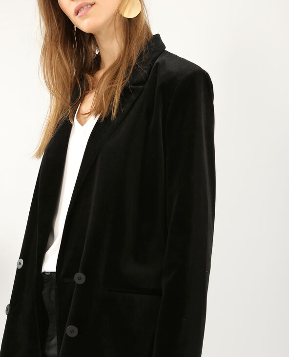 Blazer velours noir - Pimkie