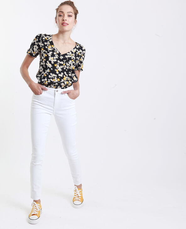 Jean skinny mid waist blanc - Pimkie
