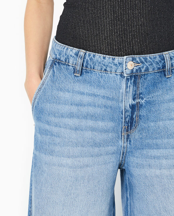 Jean baggy taille regular bleu - Pimkie