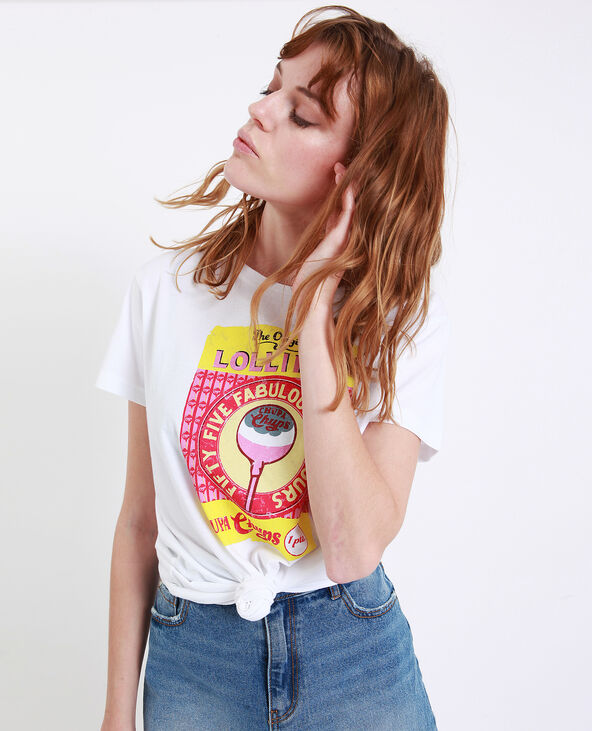 T-shirt Chupa Chups blanc - Pimkie