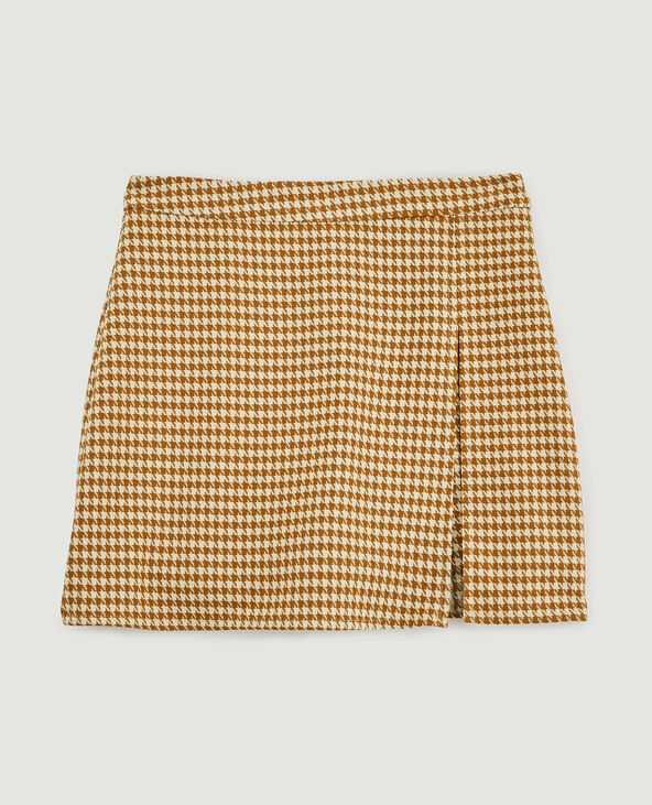 Jupe short intégré jaune - Pimkie