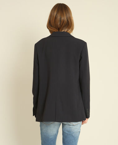 Blazer col tailleur noir - Pimkie