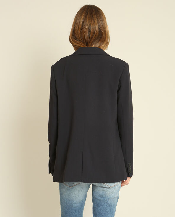 Blazer col tailleur noir - Pimkie