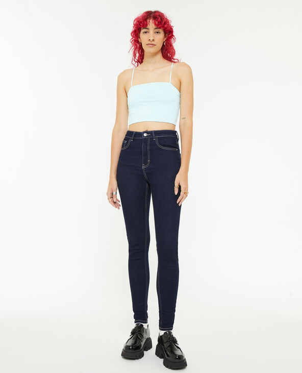 Jean skinny taille haute bleu - Pimkie