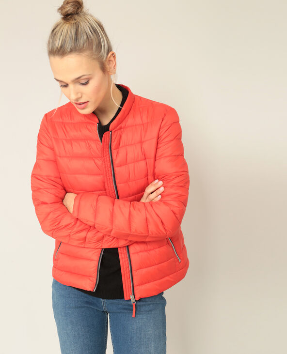 Doudoune fine rouge femme hot sale