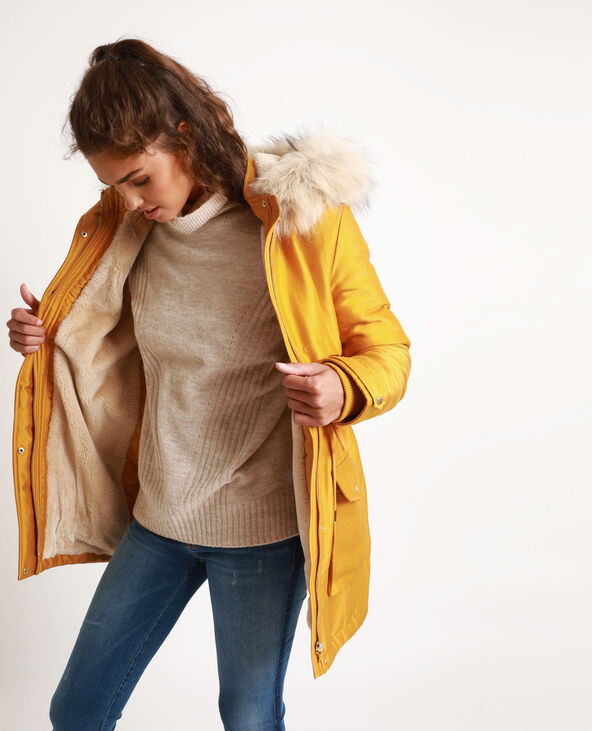 Parka chaude jaune ocre - Pimkie