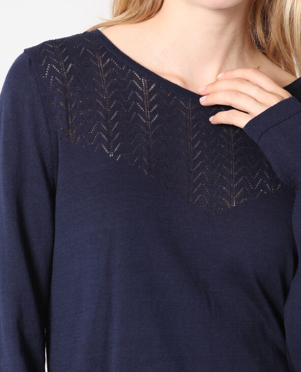 Pull léger bleu marine - Pimkie