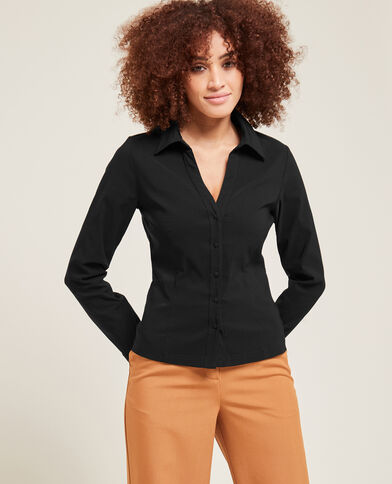 Chemise cintrée noir - Pimkie