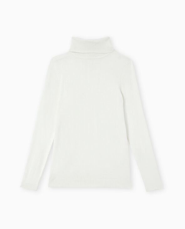 Pull à col roulé blanc - Pimkie