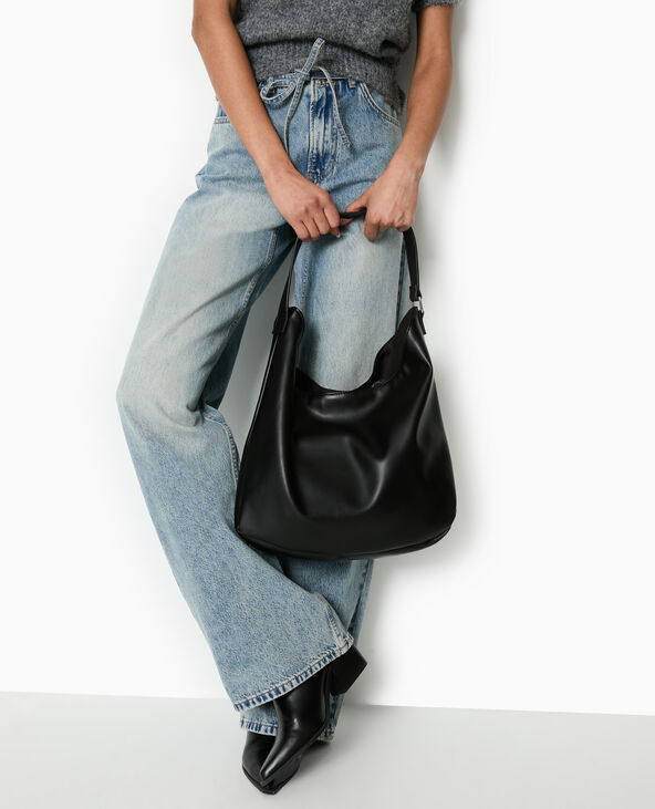 Grand sac en simili noir - Pimkie
