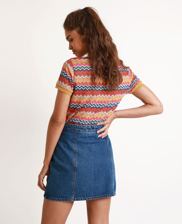 T-shirt multicolore orange - Pimkie