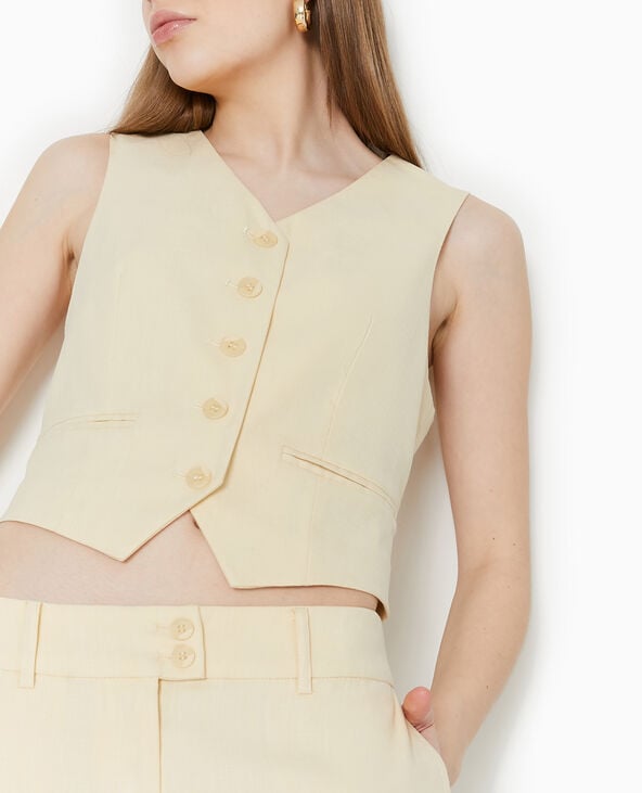 Gilet de barman beige - Pimkie