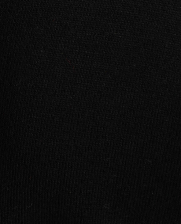 Pull à col brodé noir - Pimkie